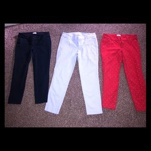 3 Lot of Capri pixie pants